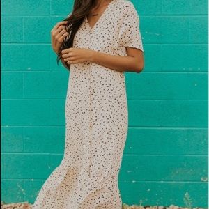 Flower pattern dress